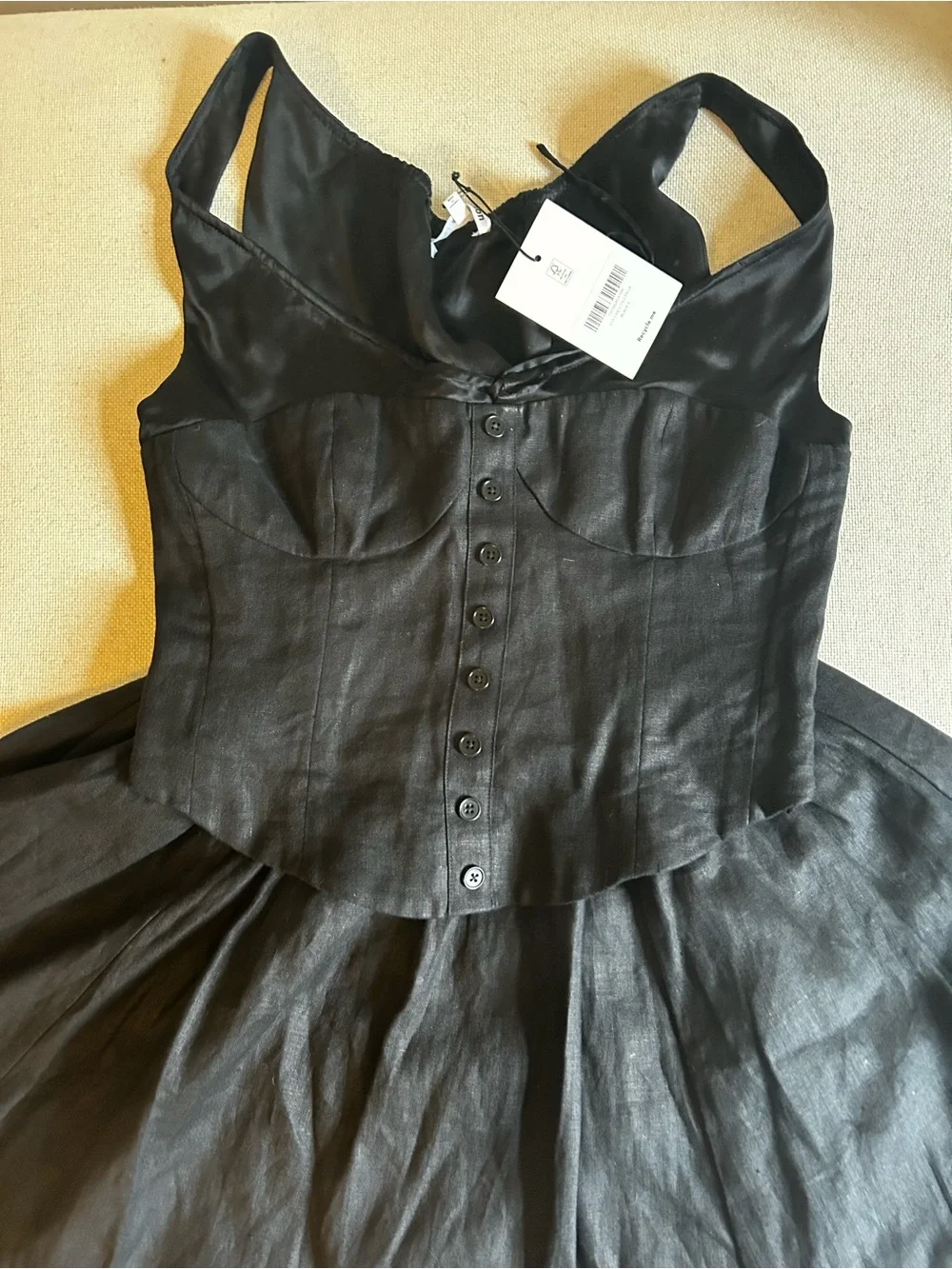 NWT • Evy Linen two piece - size 6